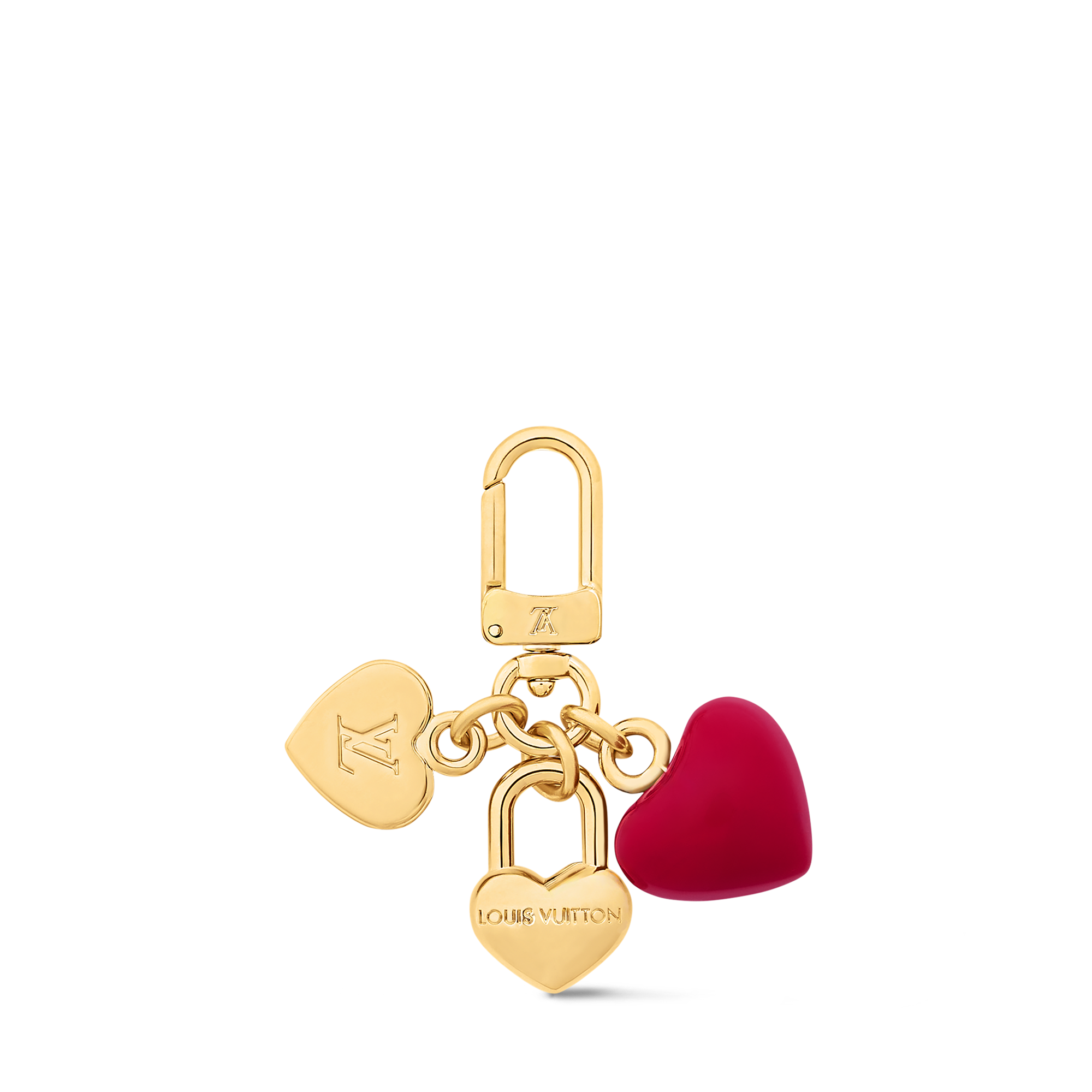 Micro Charms Heart Bag Charm . - Key Holders and Bag Charms